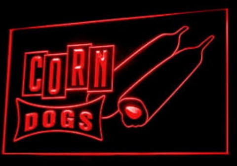 Corn Dogs LED Neon Sign
